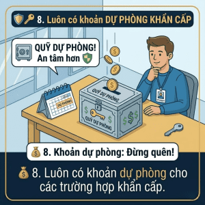 Luôn chuẩn bị khoản dự phòng cho tình huống khẩn cấp